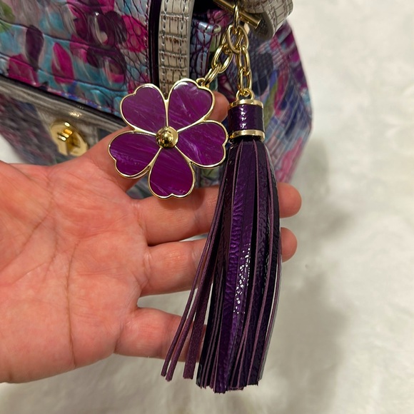 Brahmin Margo crossb and Hannah wallet in lavender blossoming - Picture 4 of 15